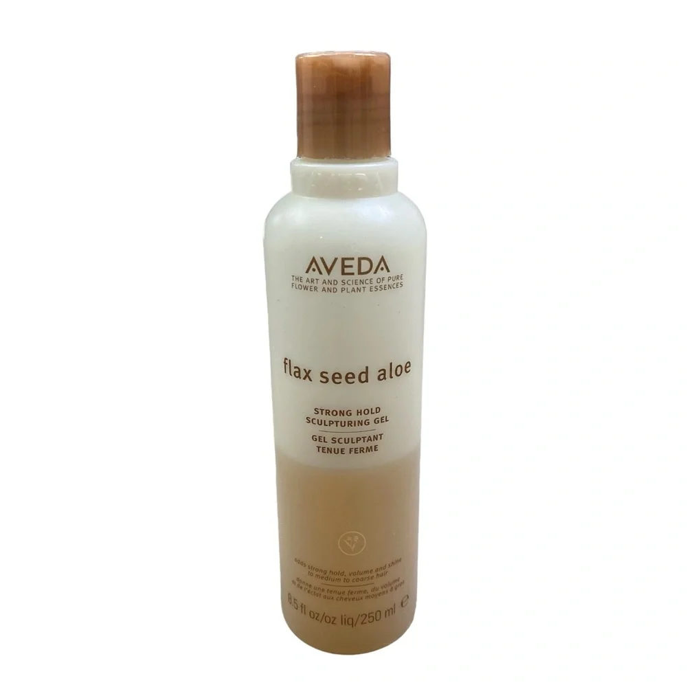 Aveda Flax Seed Aloe Strong Hold Spray on Styling Gel 8.5‎ oz HALF FULL USED